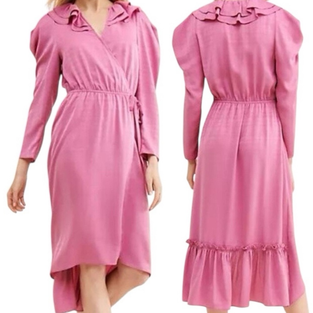 Current Air for Anthropology Wrap Dress Size Small